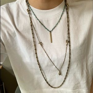 Layered chain necklace multi way! Lucky Brand